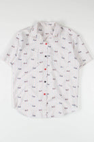 Vintage Biplane Button Up Shirt