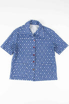 Vintage Blue Button Up Shirt 1