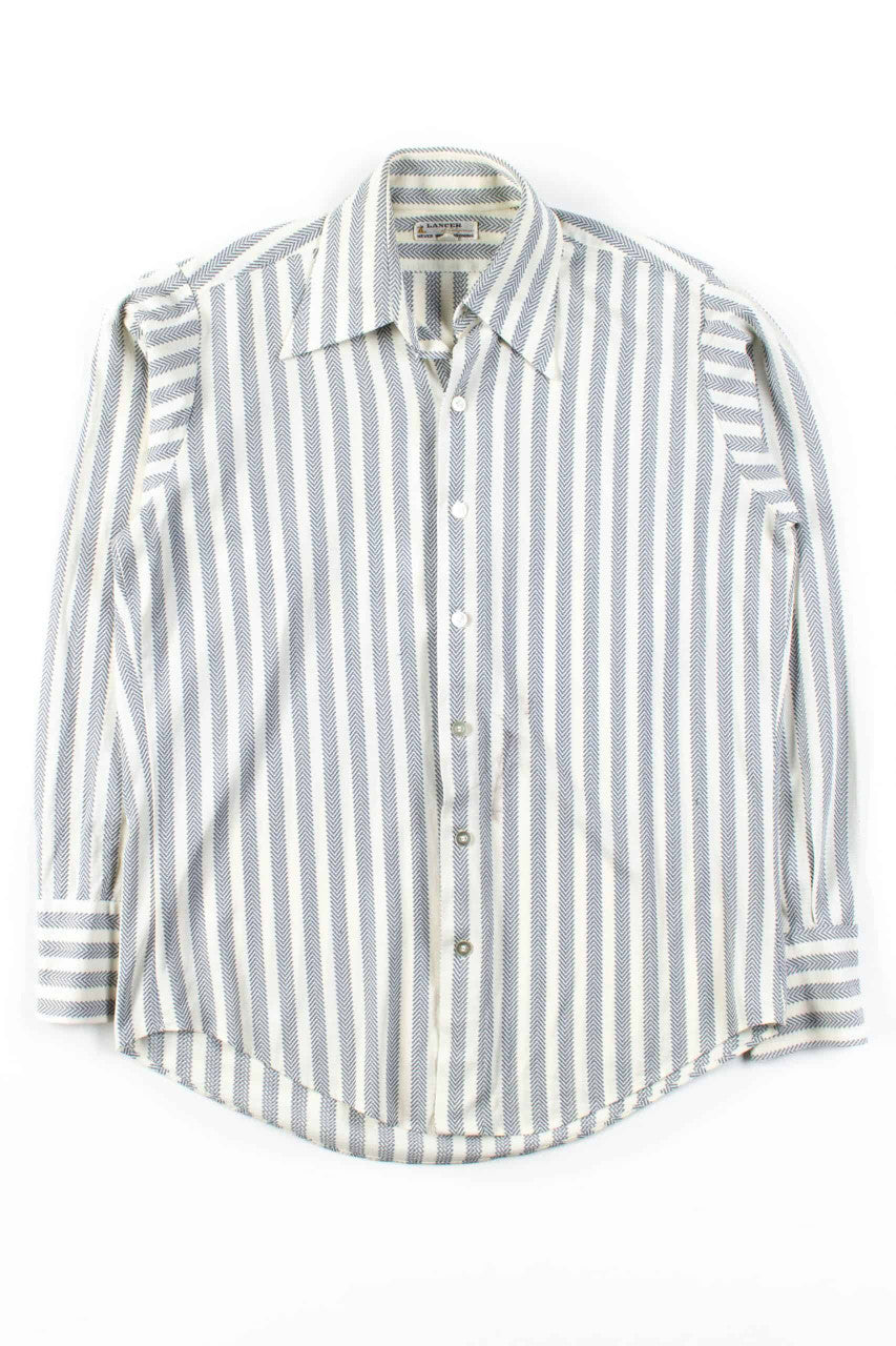 Chevron Stripe Button Up Shirt