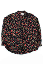 Black Roses Button Up Shirt
