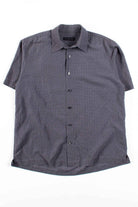 Grey Dotted Button Up Shirt