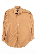 Khaki Brown Vintage Button Up Shirt