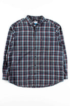 Navy Columbia Plaid Button Up Shirt