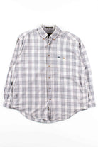 Grey Plaid Button Up Shirt 6