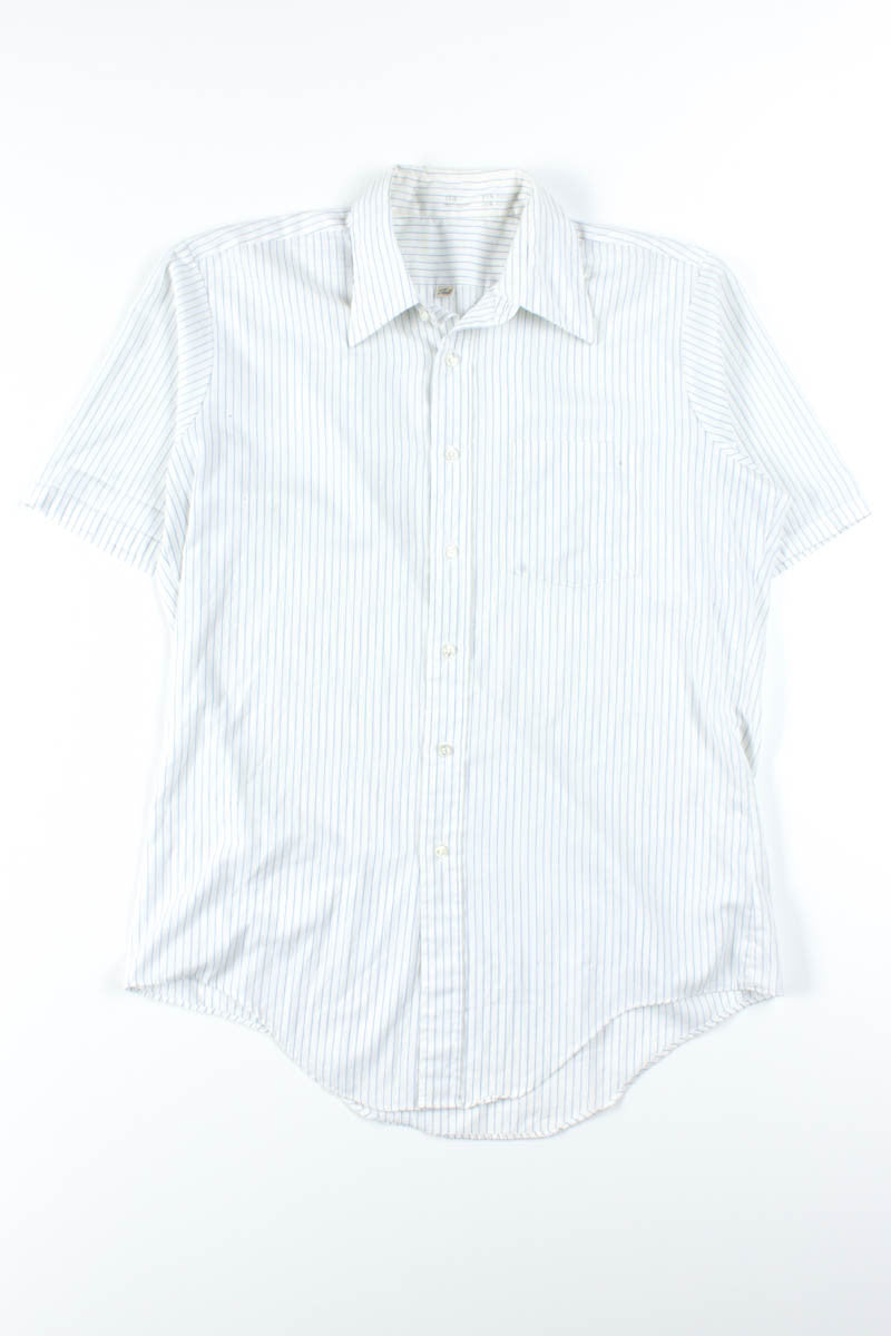 Blue Pinstripes Button Up Shirt
