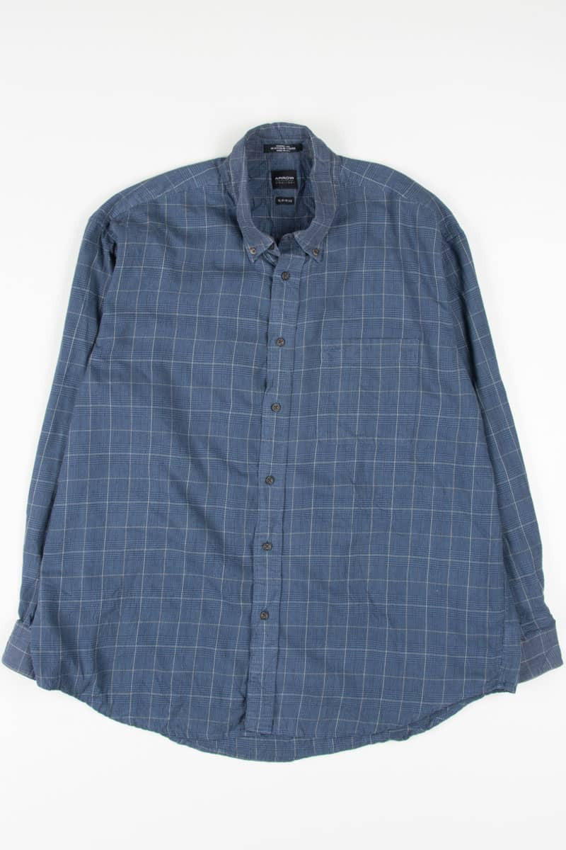 Blue Arrow Button Up Shirt 752