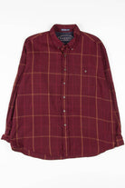 Burgundy Button Up Shirt 754