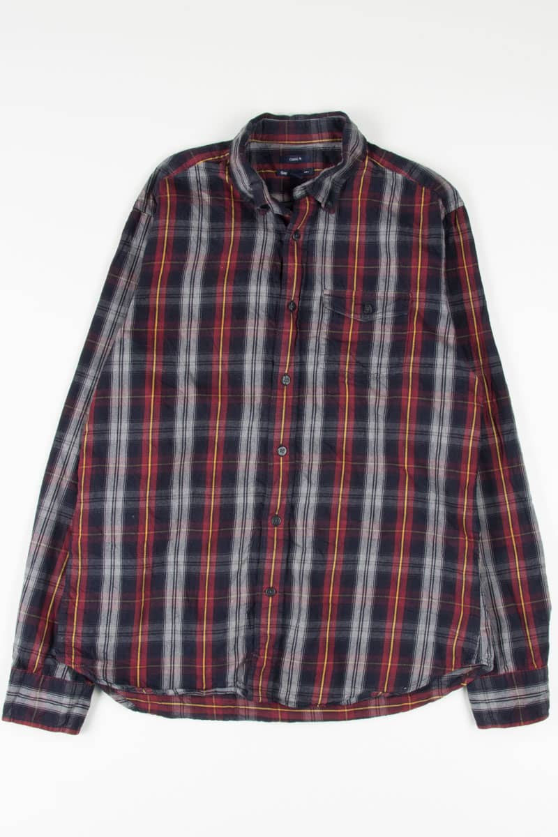 Dark Colors Button Up Shirt 759