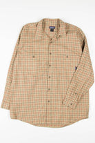 Tan Plaid Patagonia Button Up Shirt 763
