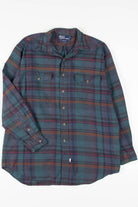 Teal Plaid Polo By Ralph Lauren Button Up Shirt 770