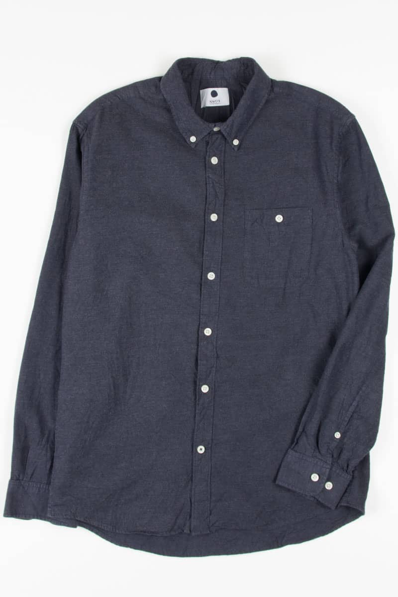 Navy Button Up Shirt 778