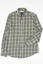 Green Plaid Button Up Shirt 787