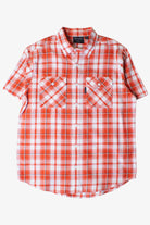Orange Plaid Harley Davidson Button Up Shirt (2000s)