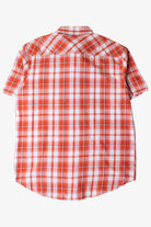 Orange Plaid Harley Davidson Button Up Shirt (2000s)
