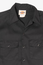 Vintage Black Dickies Button Up Shirt (1990s)
