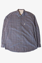 Vintage Blue Columbia Button Up Shirt (1990s)