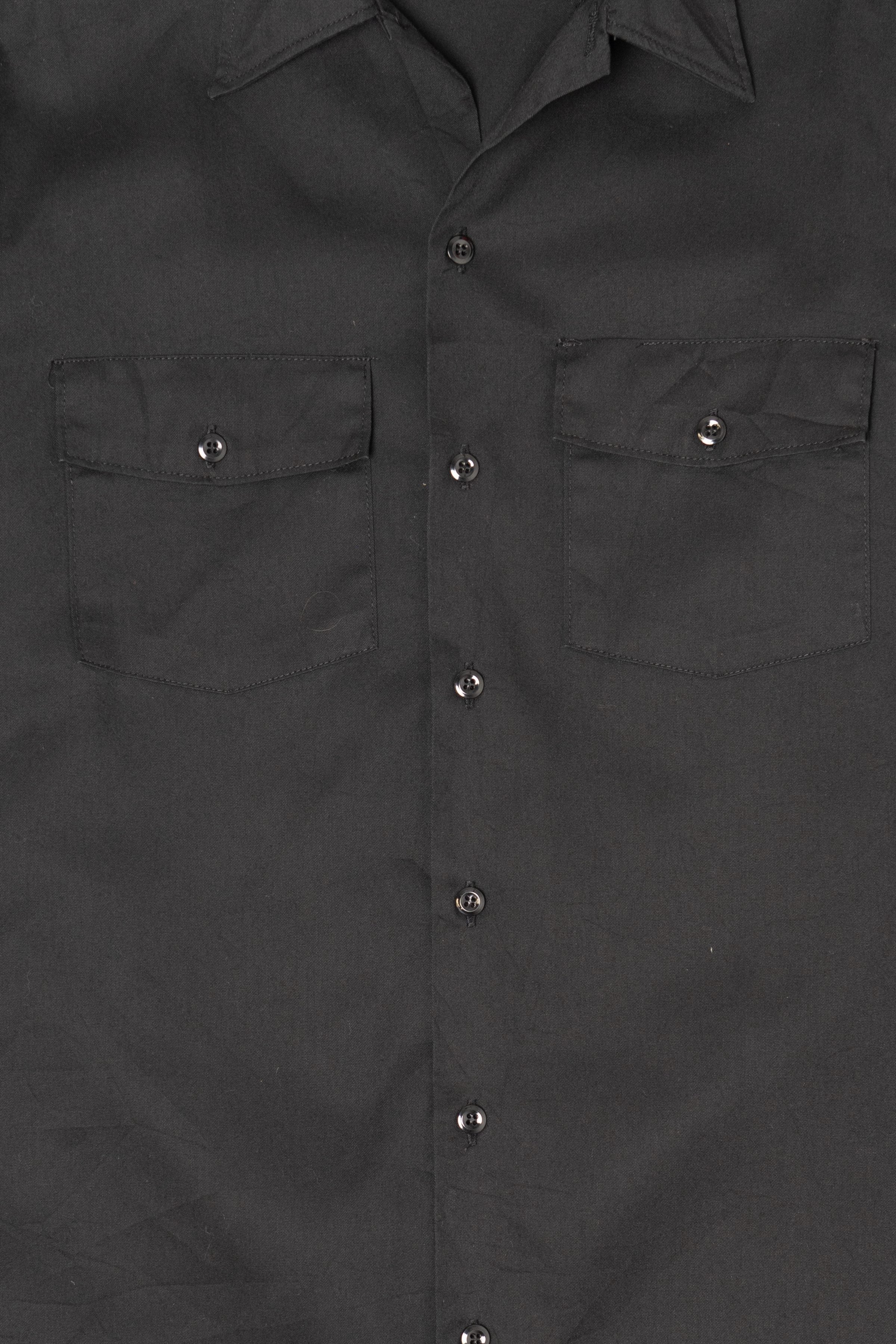Vintage Black Dickies Button Up Shirt (1990s)
