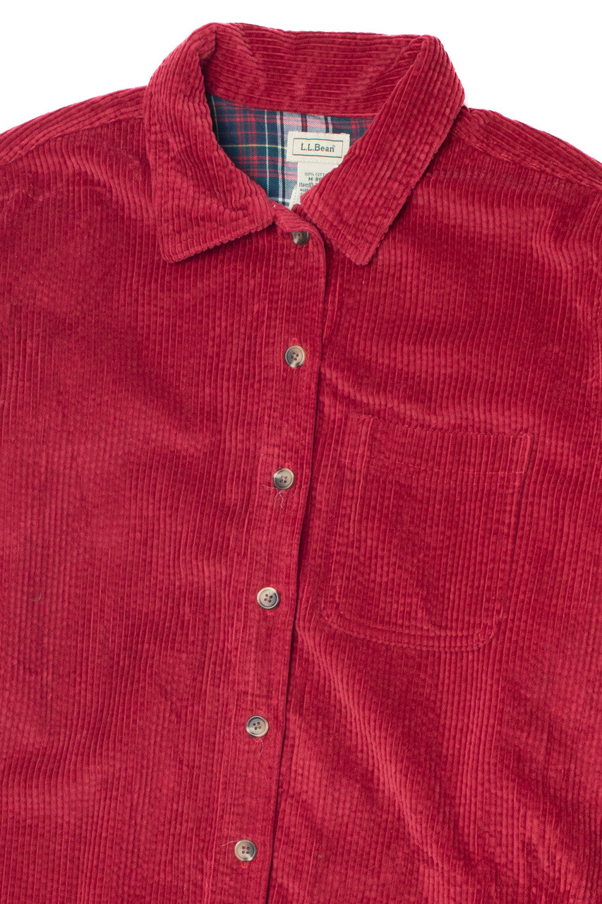 Vintage Corduroy L.L. Bean Button Up Shirt