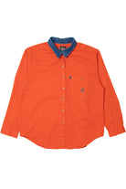 Vintage Hunter Orange Rough Stock Button Up Shirt