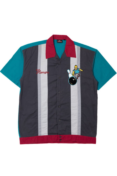 【レア】2002年Simpsons シンプソンズ ボウリングシャツ L〜XL 00s “the SIMPSONS” Bowling Shirt 2002年 シンプソンズ ボーリング