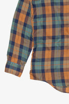 Vintage Blue And Orange JC Penney Button Up Shirt (1990s)