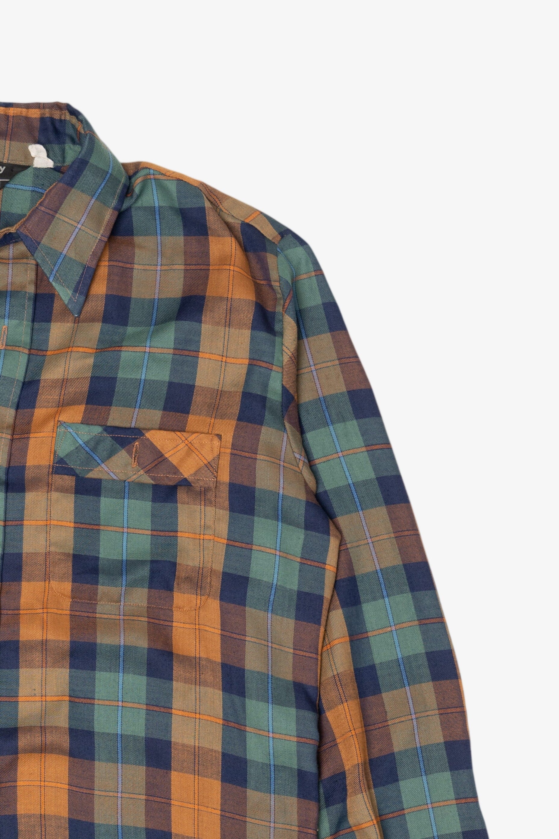 Vintage Blue And Orange JC Penney Button Up Shirt (1990s)