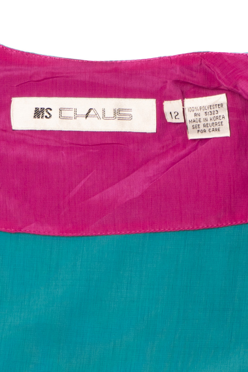 Vintage Open Front Ms. Chaus Shirt