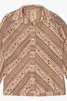 Vintage Beige Jinny Jin Button Up Shirt (1980s)