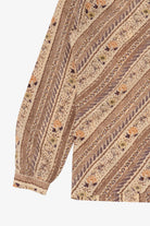 Vintage Beige Jinny Jin Button Up Shirt (1980s)