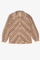 Vintage Beige Jinny Jin Button Up Shirt (1980s)