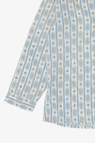 Vintage Blue And White Towncraft JC Penney Button Up Shirt (1970s)