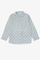 Vintage Blue And White Towncraft JC Penney Button Up Shirt (1970s)