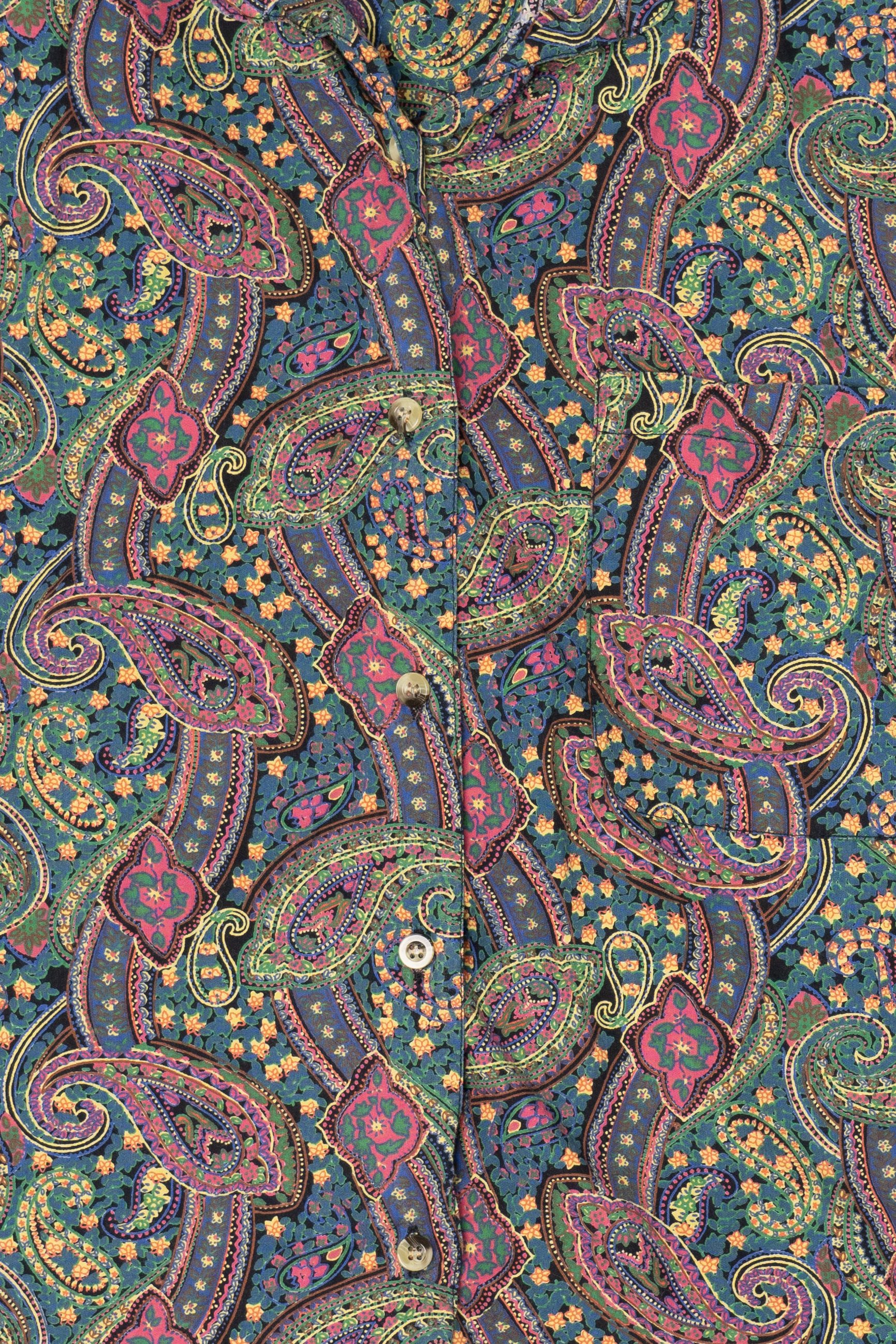 Vintage Paisley Pattern At Last Button Up Shirt (1990s)