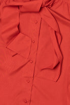 Vintage Tie Neck Silkhana by Lady Manhattan Button Up Shirt