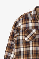 Vintage Brown John Blair Flannel Button Up Shirt (1990s)