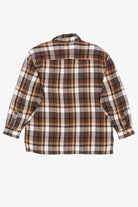 Vintage Brown John Blair Flannel Button Up Shirt (1990s)