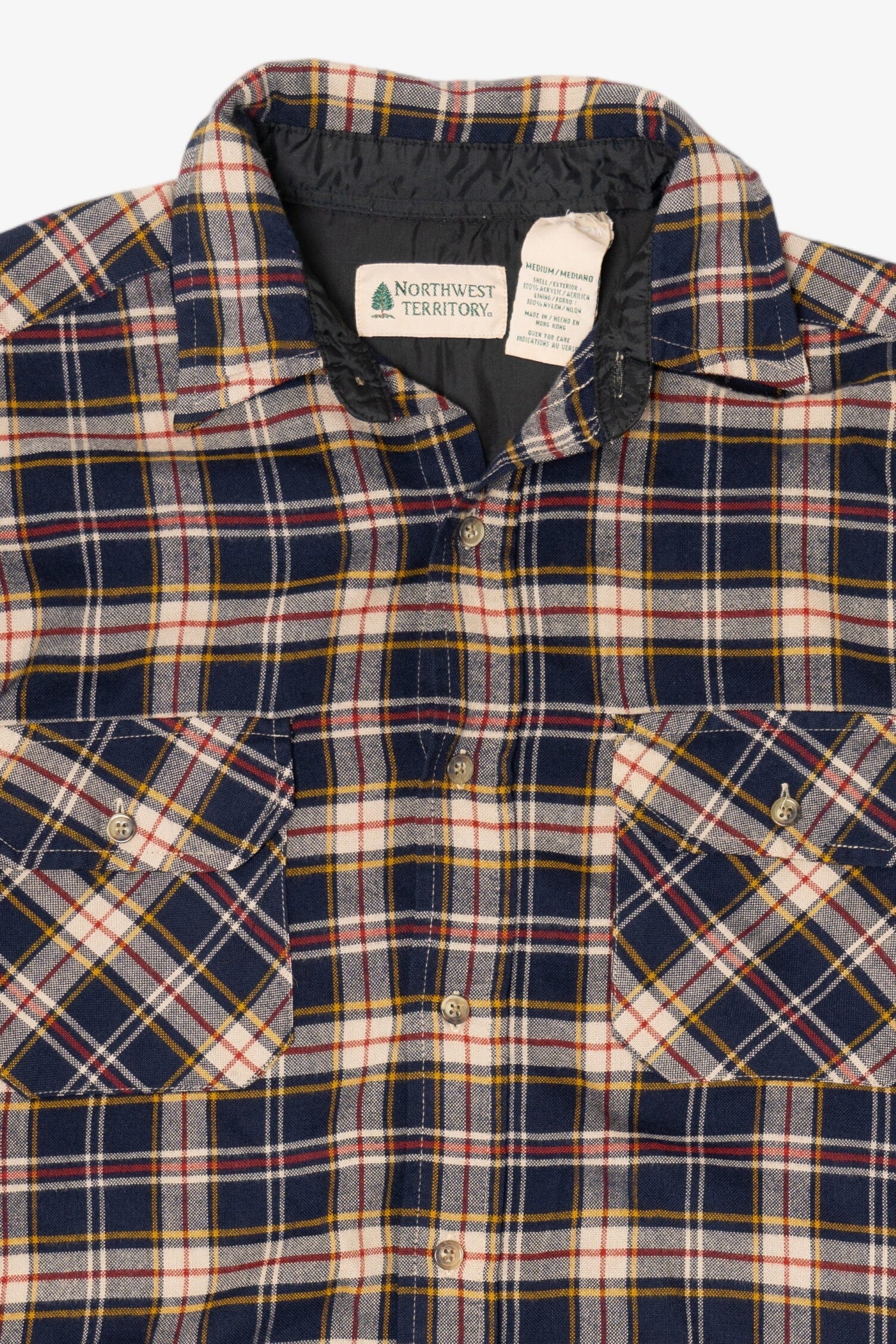 Vintage Northwest Territory Flannel Button Up Pocket Shirt (1990s)