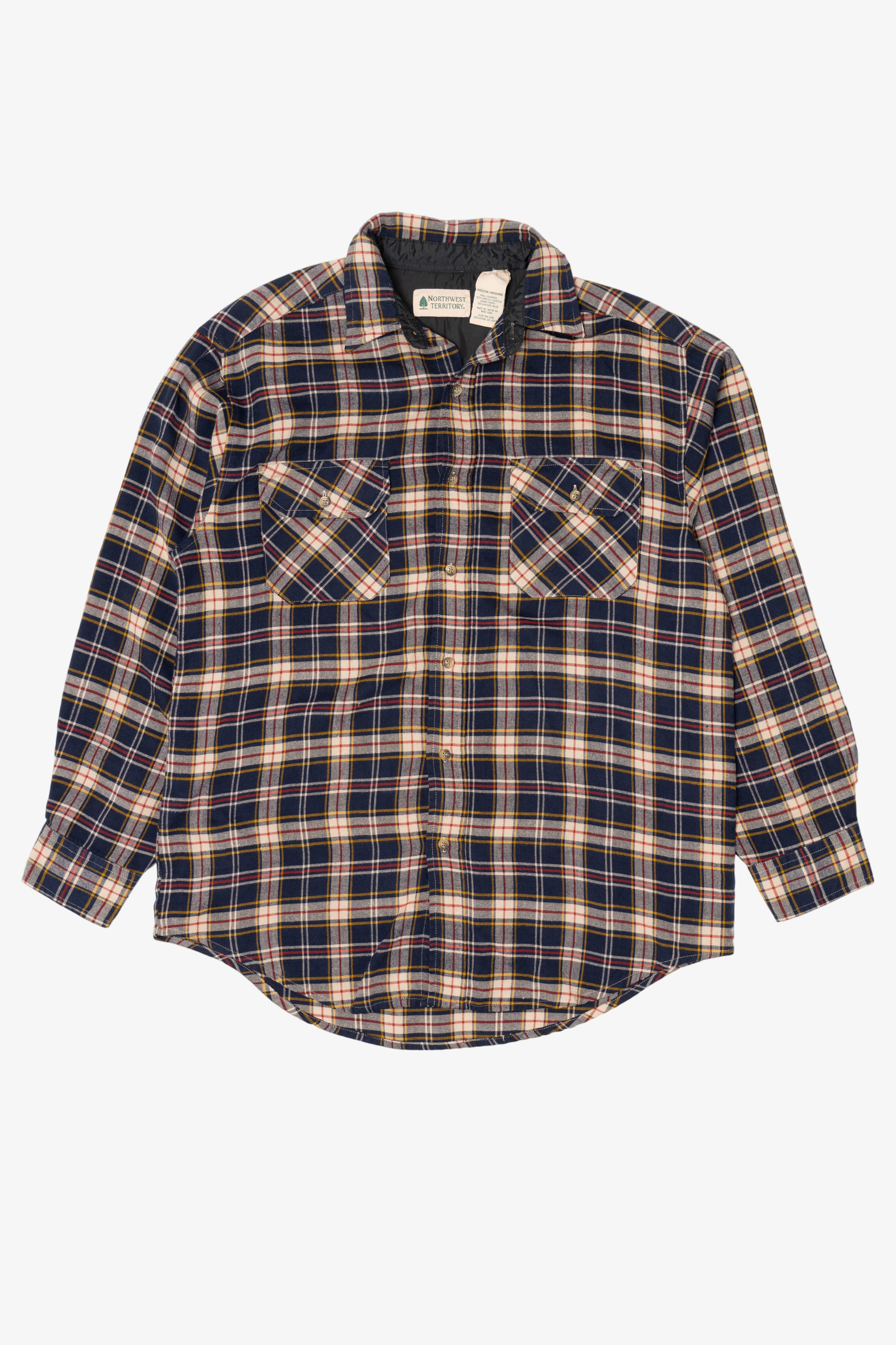 Vintage Northwest Territory Flannel Button Up Pocket Shirt (1990s)