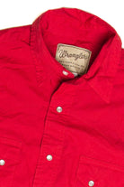 Vintage Wrangler Solid Button Up Shirt