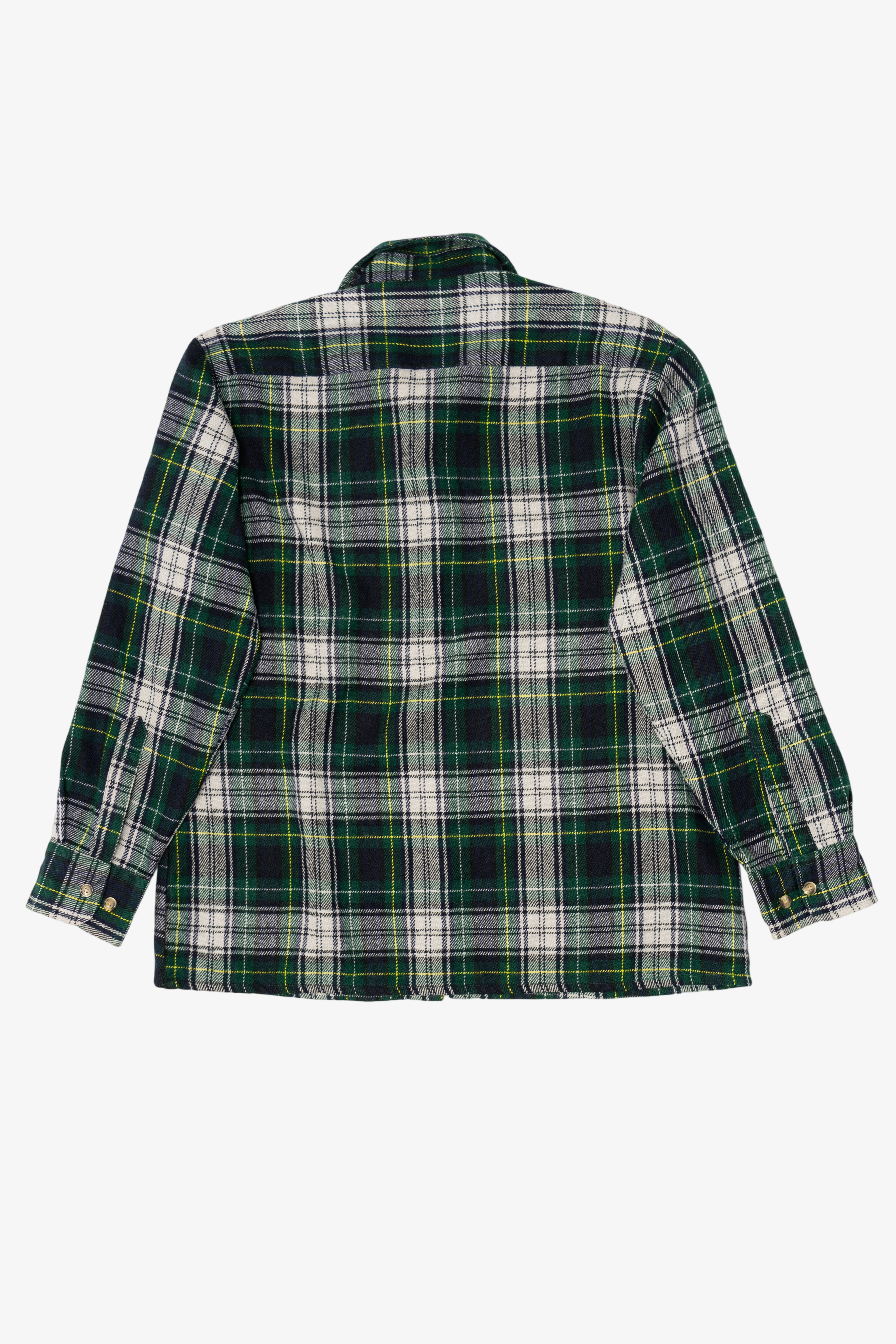 Vintage Dark Green Esquire Flannel Button Up Shirt (1990s)