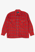 Vintage Red Backpacker Flannel Button Up Shirt (1990s)