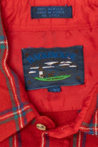 Vintage Red Backpacker Flannel Button Up Shirt (1990s)