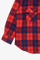 Vintage Red Appalachian Trail Flannel Button Up Shirt (1990s)