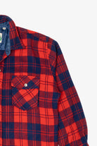 Vintage Red Appalachian Trail Flannel Button Up Shirt (1990s)