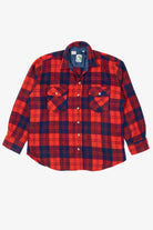 Vintage Red Appalachian Trail Flannel Button Up Shirt (1990s)