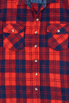 Vintage Red Appalachian Trail Flannel Button Up Shirt (1990s)