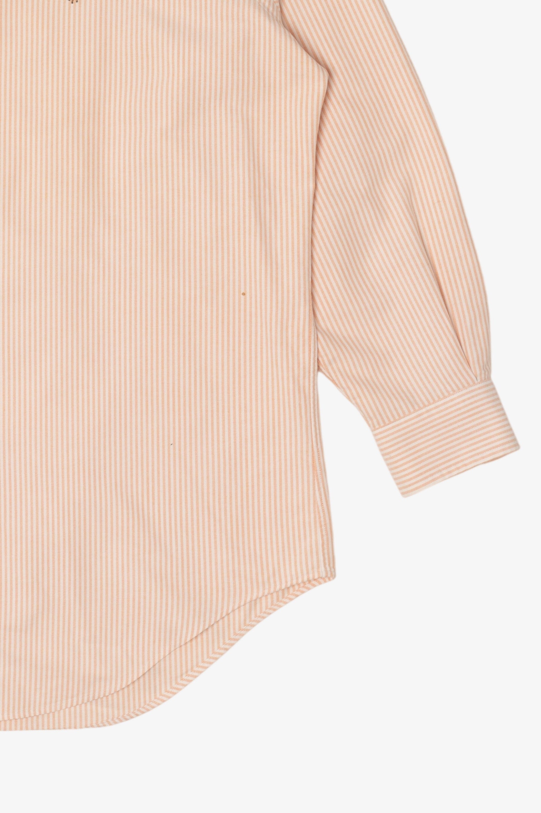 Vintage Striped Peach Ralph Lauren Button Up Shirt (1990s)
