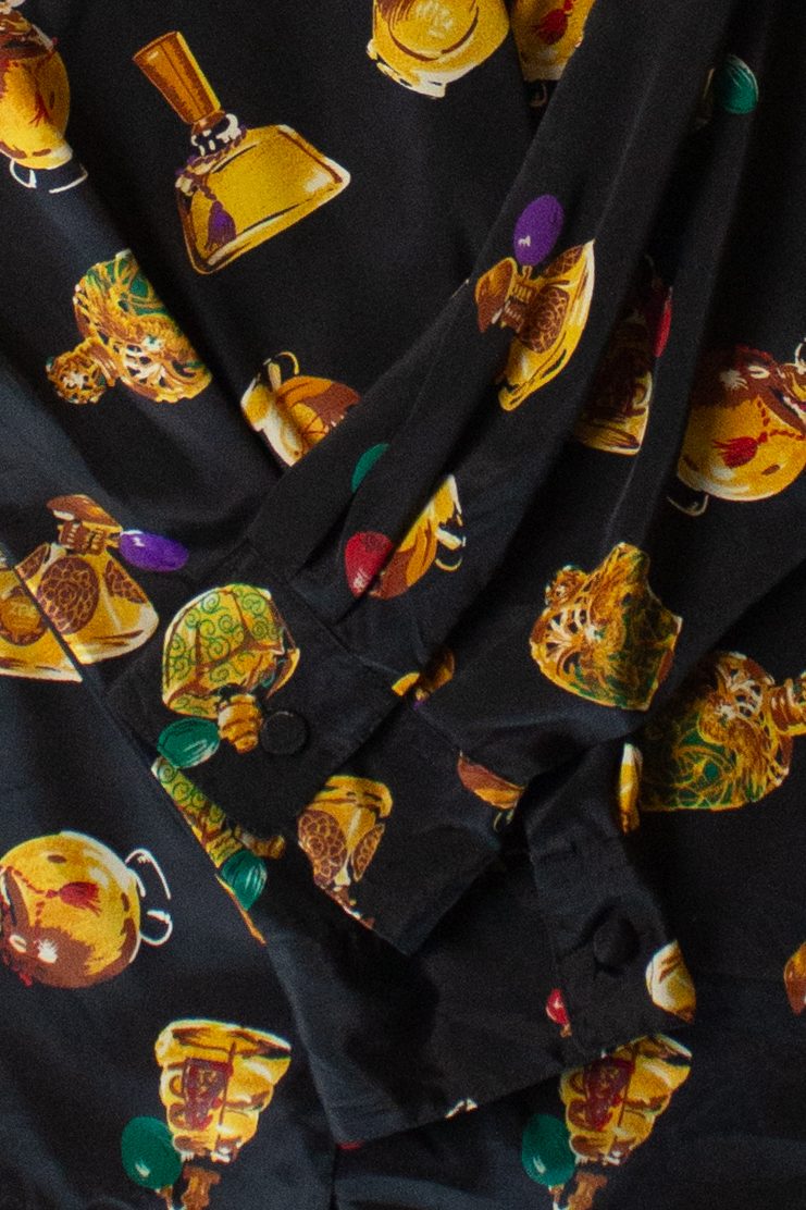 Vintage Perfume Bottles Button Up Shirt (1990s)