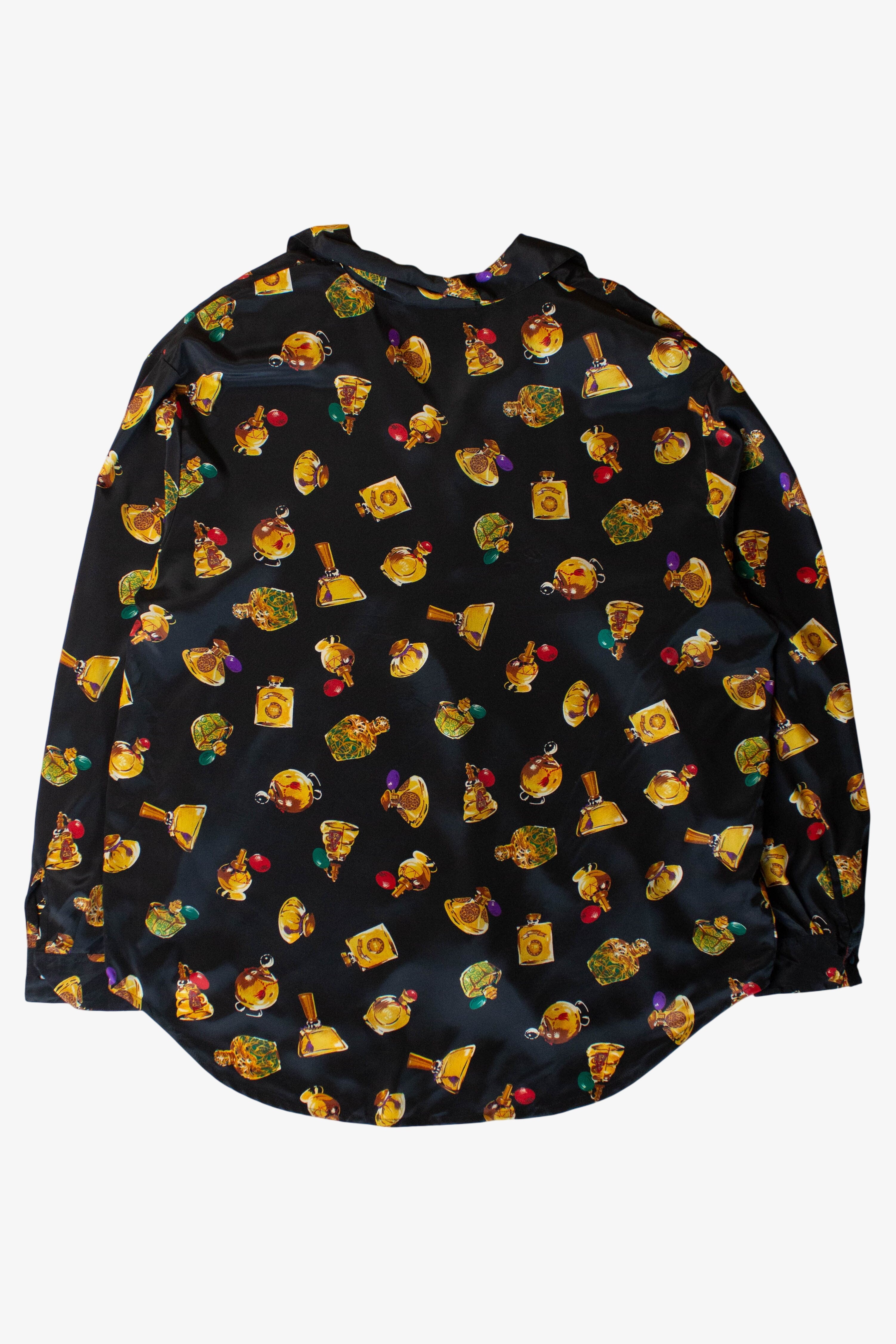 Vintage Perfume Bottles Button Up Shirt (1990s)