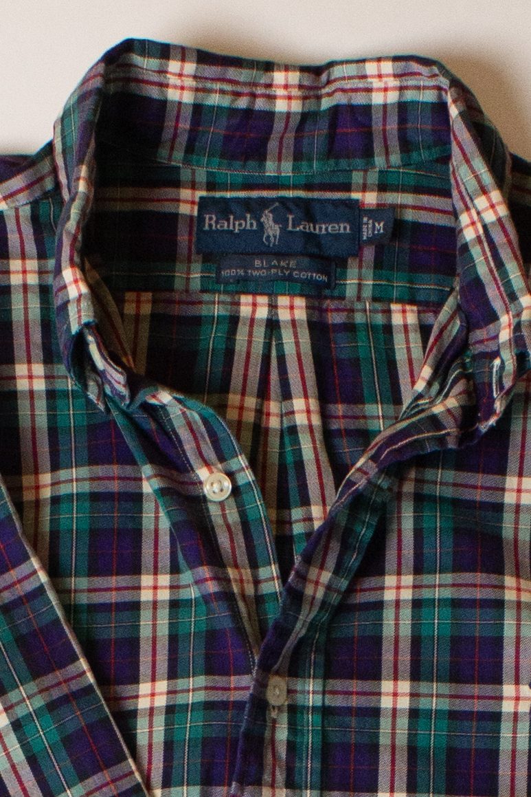 Vintage Plaid Ralph Lauren Button Up (1990s)
